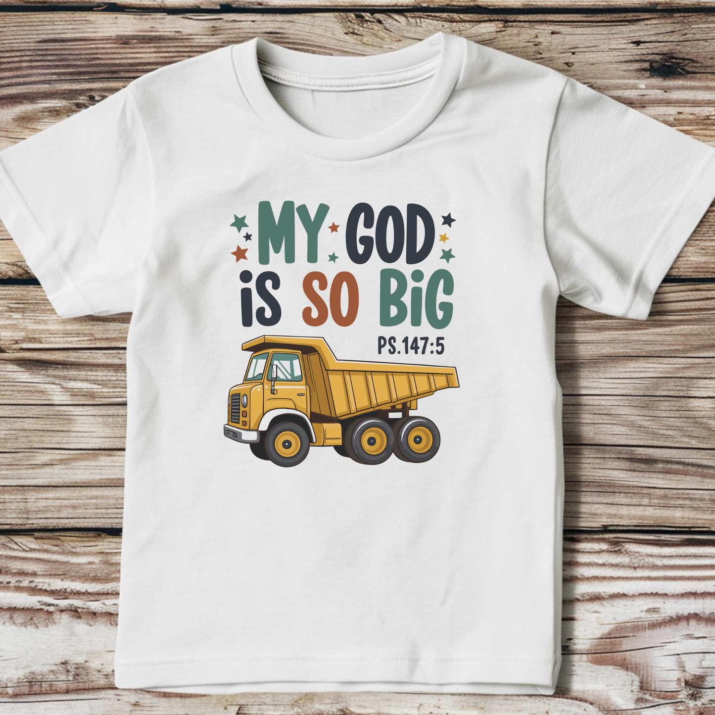Children's "My God Is So Big" Short Sleeve T-shirt