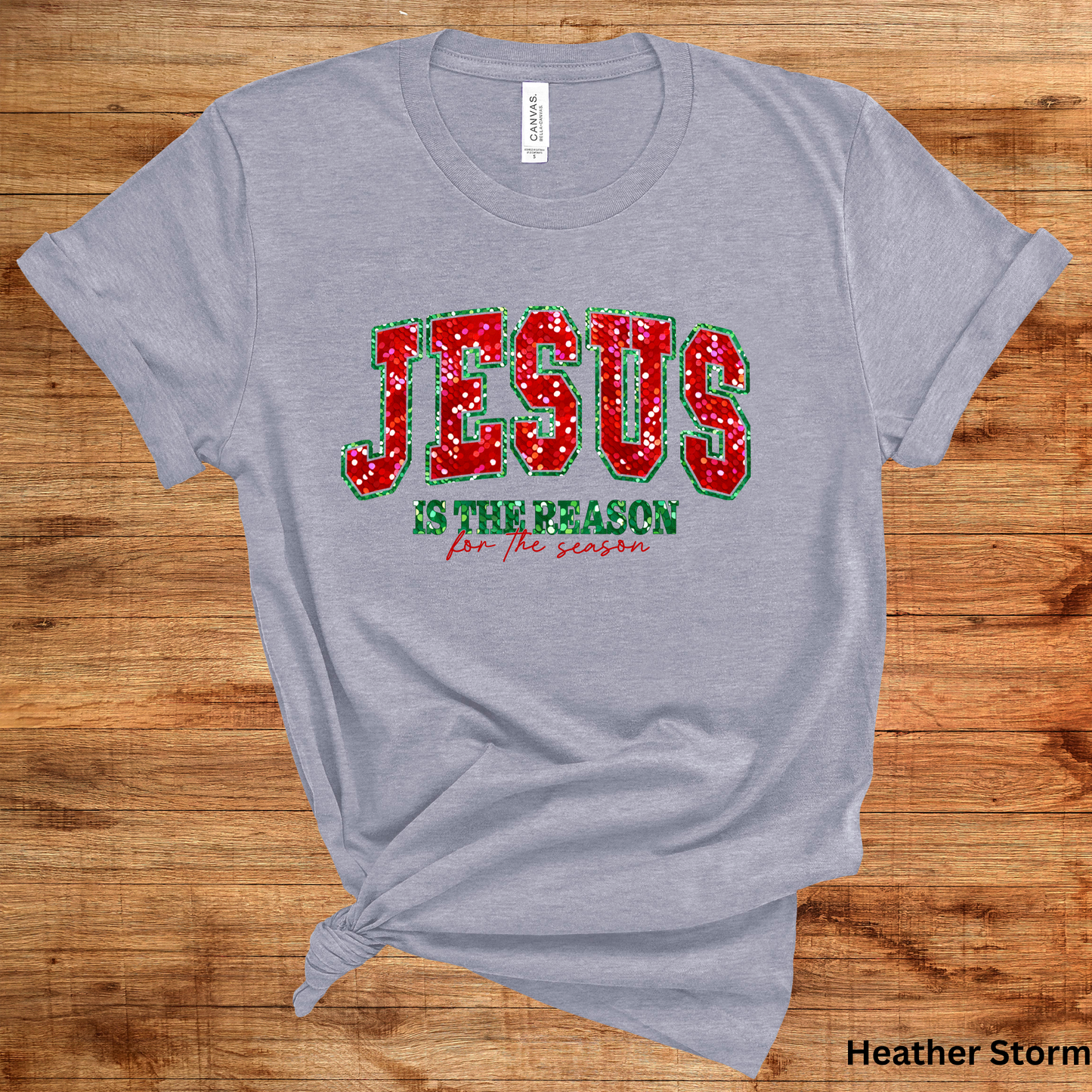 Ladies' "Jesus Is the Reason for the Season" Long Sleeve T-Shirt