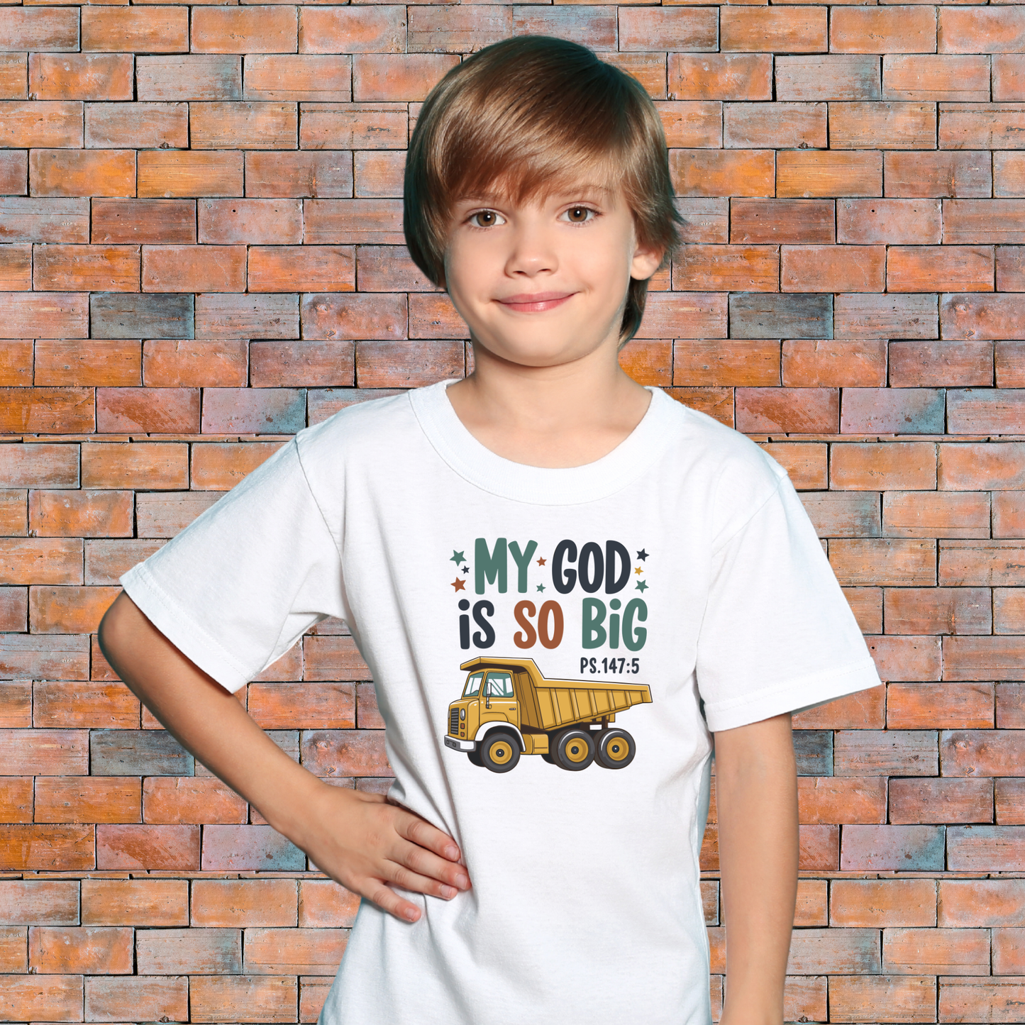 Children's "My God Is So Big" Short Sleeve T-shirt