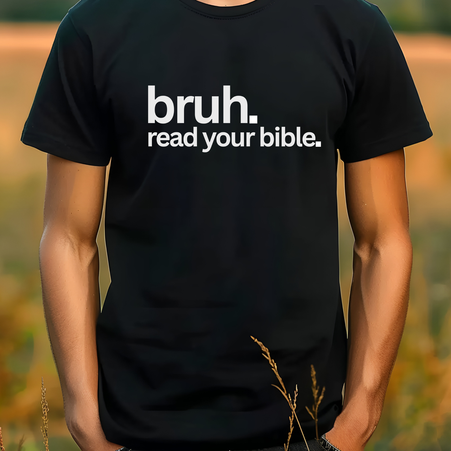 Unisex "Bruh. Read your Bible." Short Sleeve T-Shirt
