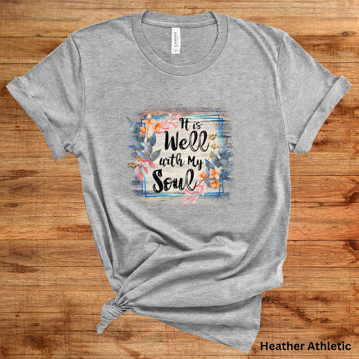 Ladies' "It Is Well With My Soul" Short Sleeve T-Shirt