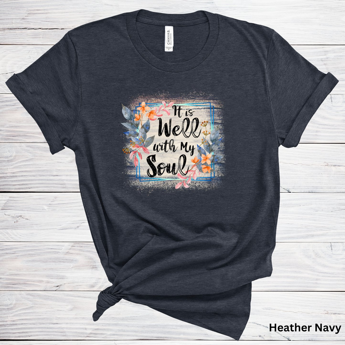 Ladies' "It Is Well With My Soul" Short Sleeve T-Shirt