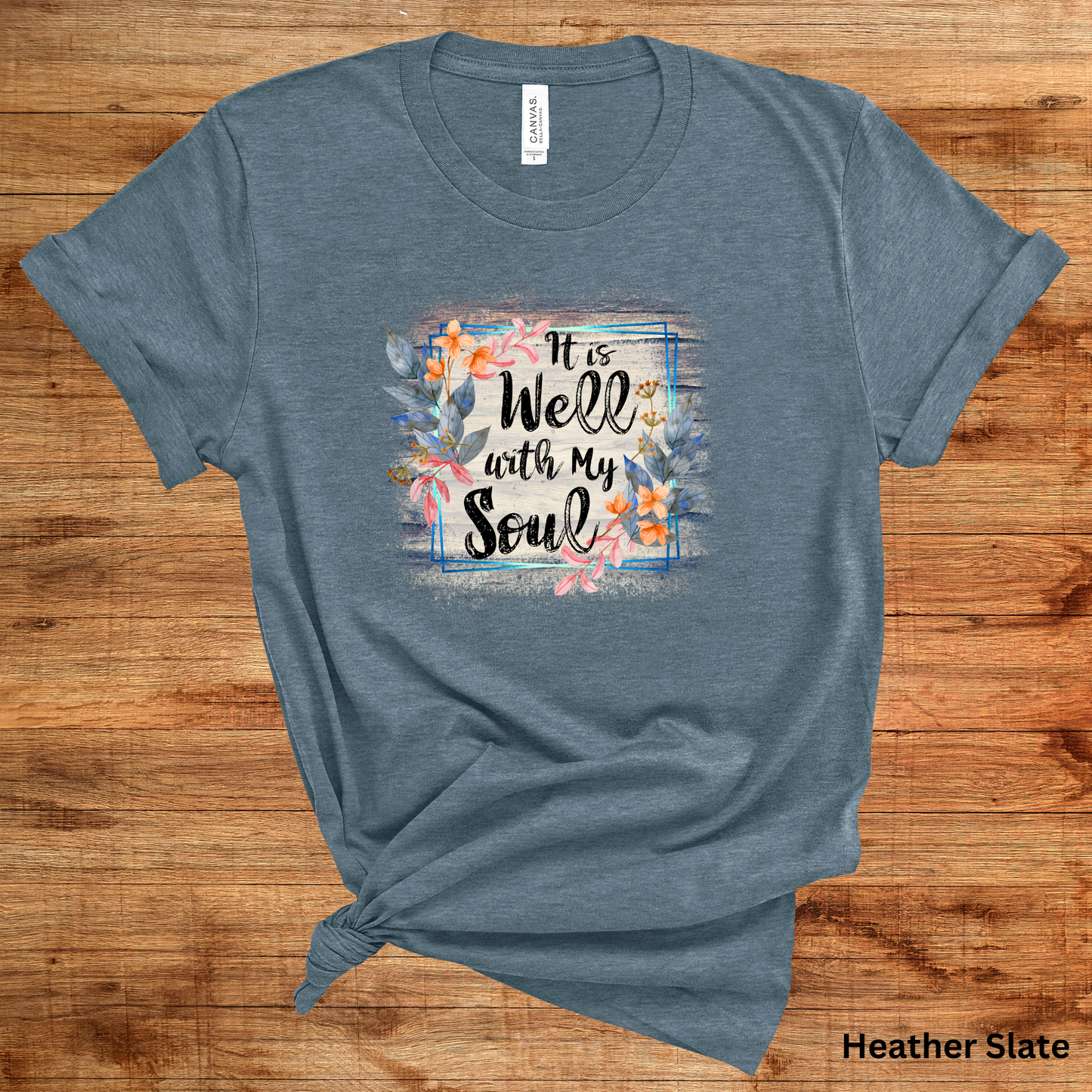 Ladies' "It Is Well With My Soul" Short Sleeve T-Shirt