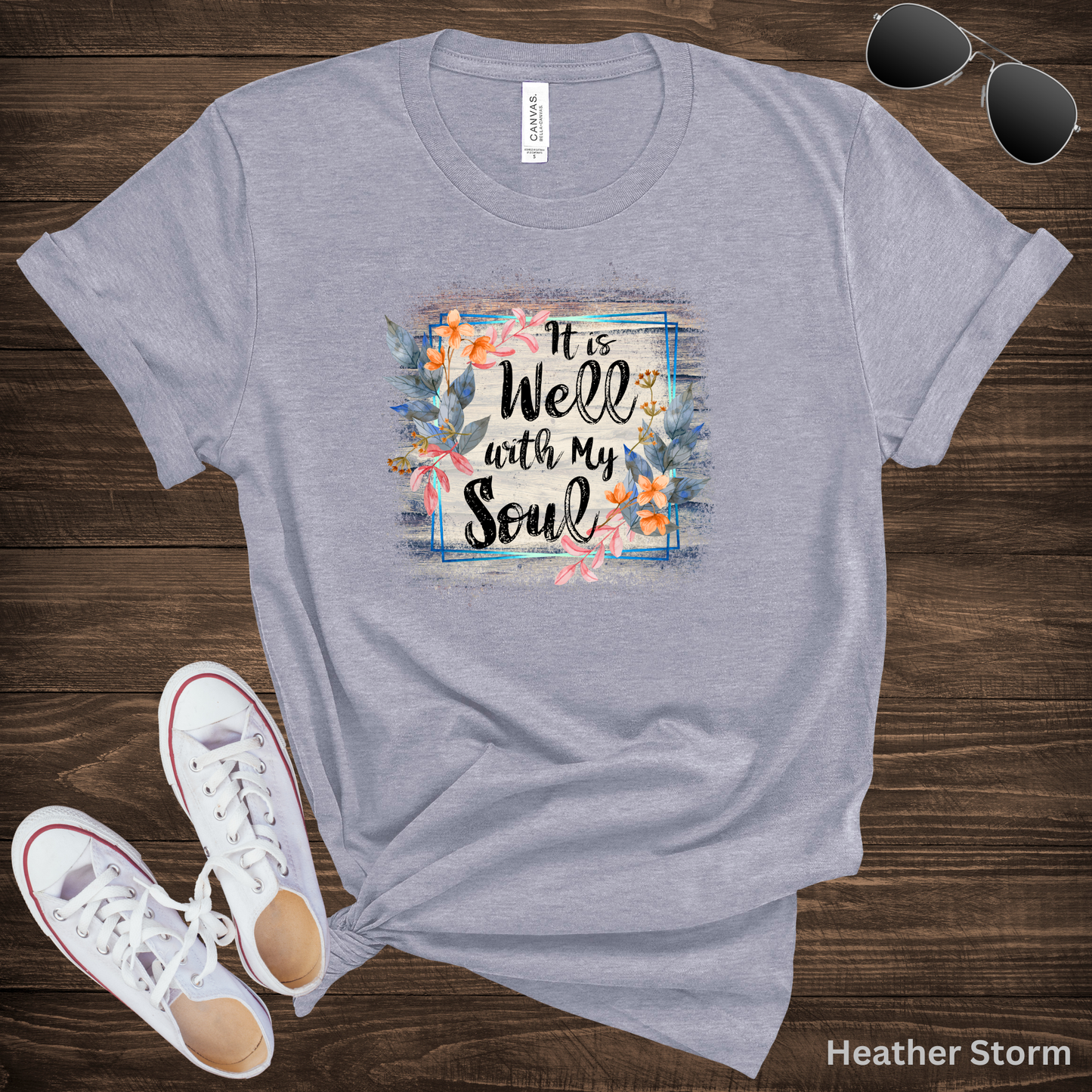 Ladies' "It Is Well With My Soul" Short Sleeve T-Shirt